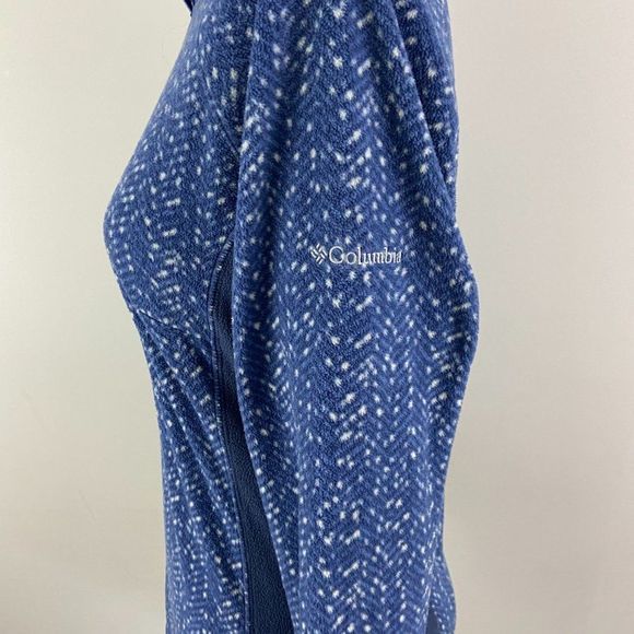 COLUMBIA Blue Fleece‎ Sweater - Picture 5 of 10